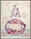 Max Ernst: Lithographie originale � Apr�s moi le XXe si�cle � 1971