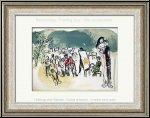 Marc Chagall: Lithographie originale � Hommage � Julien Cain � 1968