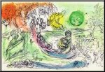 Marc Chagall: � Le concert � 1957, Lithographie originale