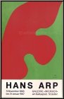 Jean (Hans) Arp: Affiche St. Gallen II rouge & vert, Erker 1966 Cachet