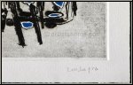 Pietro Consagra: Gravure � l'eau-forte et carborundum 1962, sign�e - �uvre graphique | gravures originales