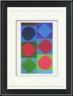 Victor Vasarely: � Beryll � (b�ryl) Lithographie originale de 1972 pour 'Souvenirs et portraits d'artistes'