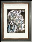 Marc Chagall: Mo�se et son Peuple 1973, Lithographie originale pour � Le message biblique � | Estampes Mourlot