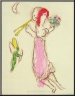 Marc Chagall: � Daphnis et Chlo� � 1960, Lithographie originale