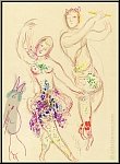 Marc Chagall: Le Ballet, Daphnis et Chlo� 1969, Lithographie originale