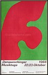 Jean (Hans) Arp: Affiche �Donaueschinger Musiktage� 1966, Lithographie