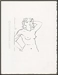 Andr� Derain: � Buste de femme � Nu 1950 / 1972 Lithographie originale