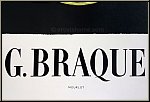 Georges Braque: Affiche originale Theogonie Galerie Maeght 1954, imprim�e par Mourlot - Affiches d'expositions