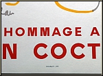 Jean Cocteau: Ville de Nantes, Mus�e des Beaux-Arts 1964, Hommage � Jean Cocteau, Mourlot, Affiche originale
